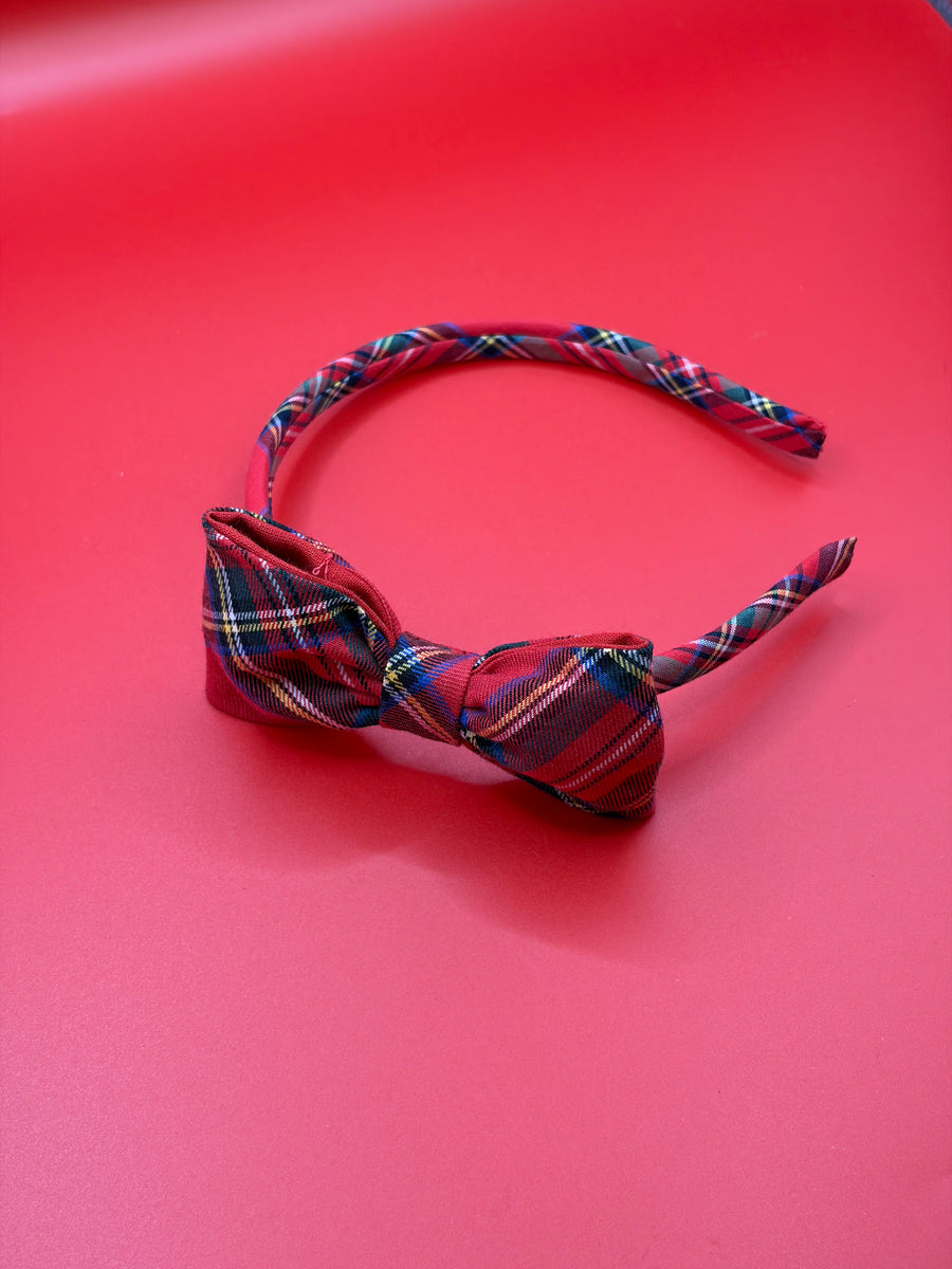 Cerchietto Tartan Bambina