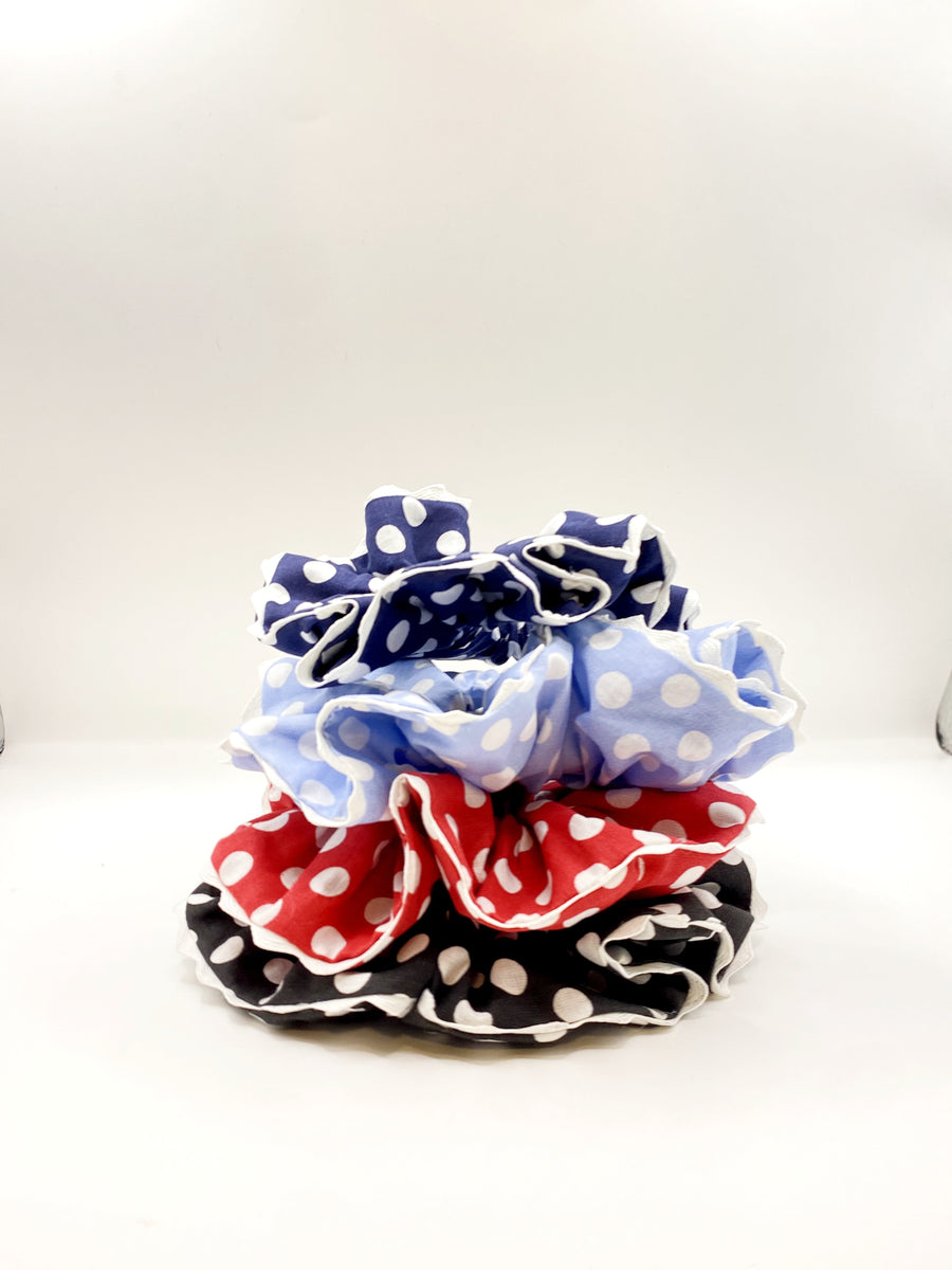 Scrunchies a pois