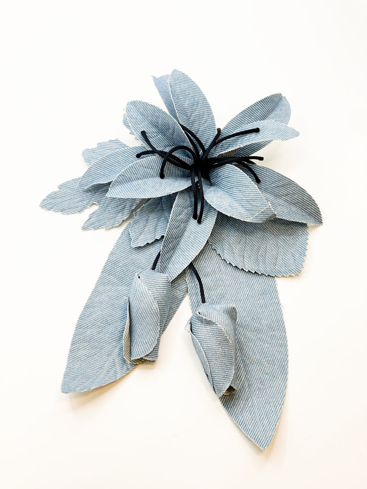 Spilla Fiore Jeans