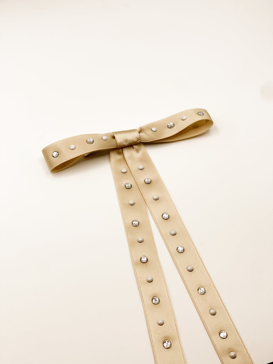 Fiocco Slim Perle e Strass