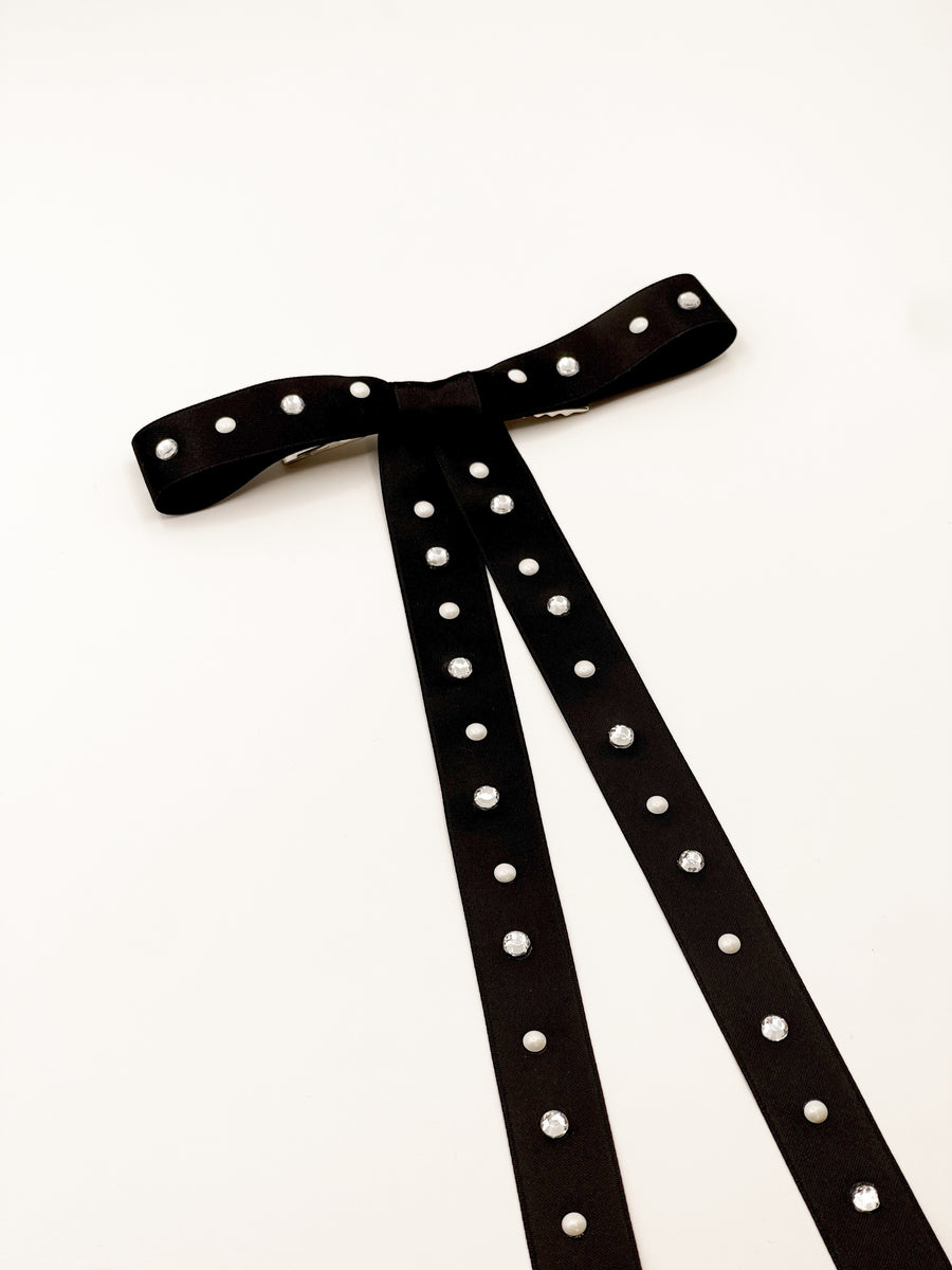 Fiocco Slim Perle e Strass
