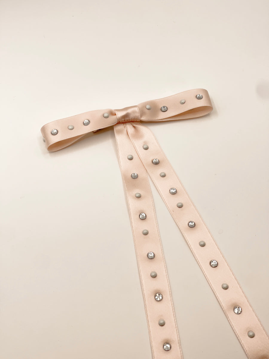 Fiocco Slim Perle e Strass