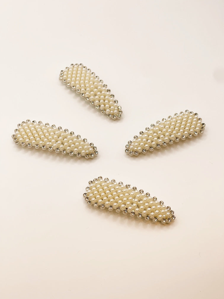Hair Clips Perle e Strass