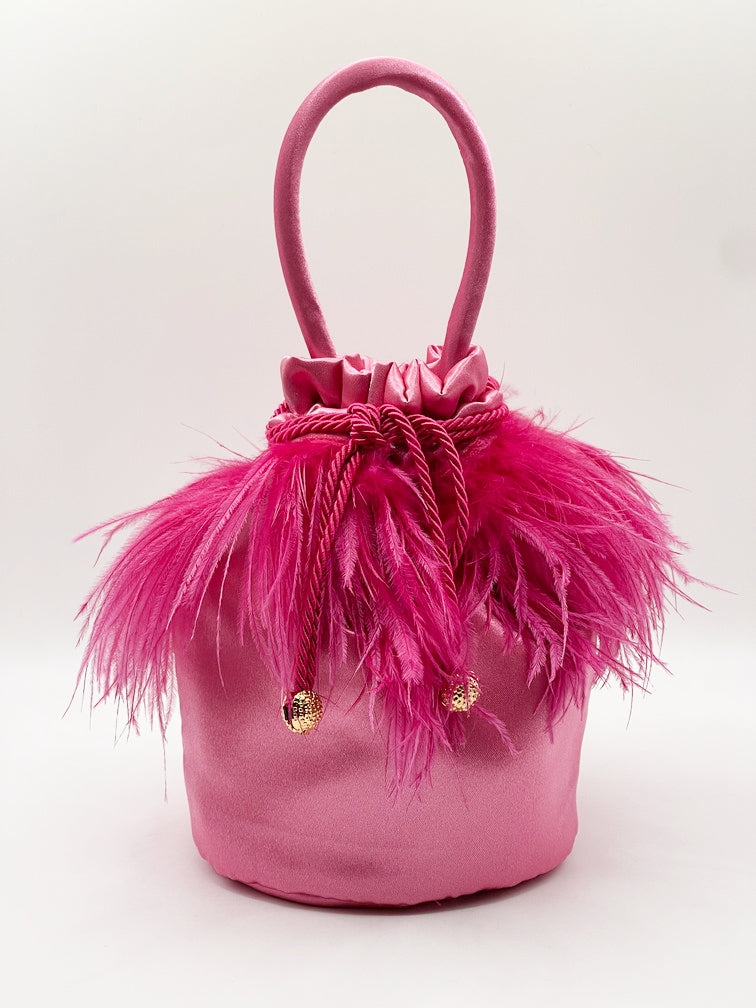 Pochette Borsa Sacchetto Raso Pochette Borsa A Mano Vintage In