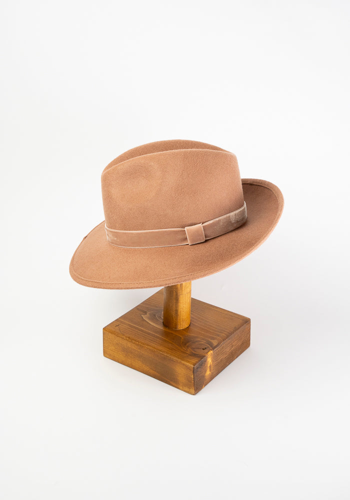 CAMEL BORSALINO HAT