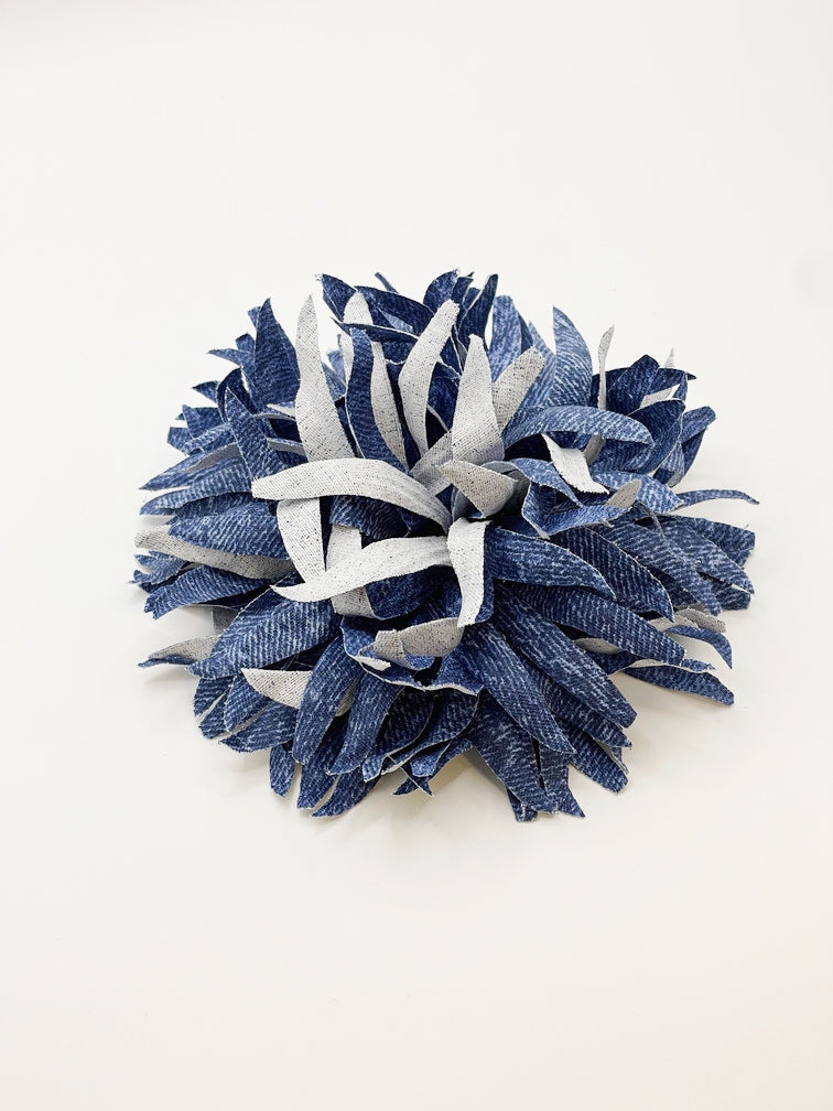 Spilla Fiore Denim