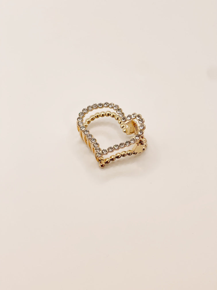 Hair Claw Cuoricino